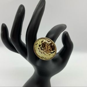 Gold colored ring